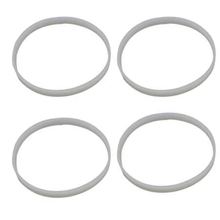 Anbige 4PCS White Rubber Sealing O-Ring Gasket Replacement Parts for Ninja Juicer Blender Replacement Seals (4PCS 8.2cm gaskets)
