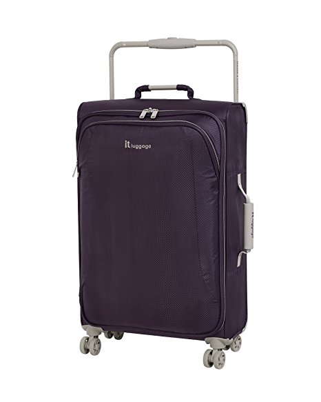 it luggage World's Lightest 27.6" 8 Wheel Lightweight Spinner, Purple Pennant