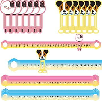 12 Pieces Slide and Learn Number Line Positive Integers Number Lines 21 x 3 Inch Number Line Focuses on Numbers 0 to 30 for Kindergarten School and Home