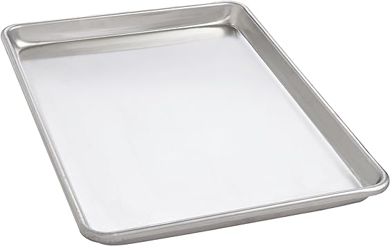 Mrs. Anderson’s Baking Jelly Roll Pan, 10.25-Inches x 15.25-Inches, Heavyweight Commercial Grade 19-Gauge Aluminum