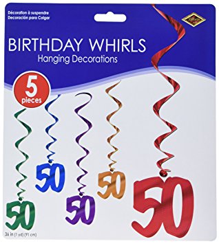 50 Whirls (asstd colors)    (5/Pkg)