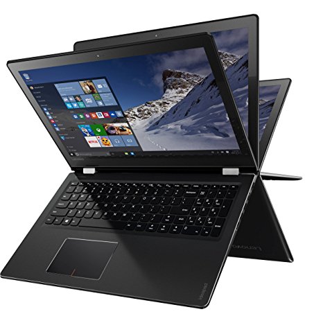 2017 Lenovo Flex 4 15.6" 2-IN-1 Full HD (1920x1080) IPS Touchscreen Laptop: Intel Core i5-7200U 2.5GHz | 1TB HDD | 8GB DDR4 | Backlit Keyboard | Black | Windows 10