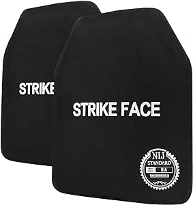 Curved Weight Vest Plates, 7.5LB (Pair) - Alloy Steel, 10x12inches - Compatible with Weight Vest Carriers & Tactical Vests - Includes 2pcs x 3.5 lb