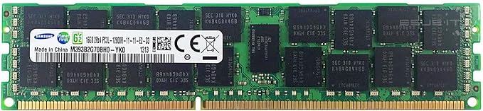 Samsung 16Gb 2Rx4 Pc3L-12800R Ddr3-1600Mhz Ecc Registered Sdram