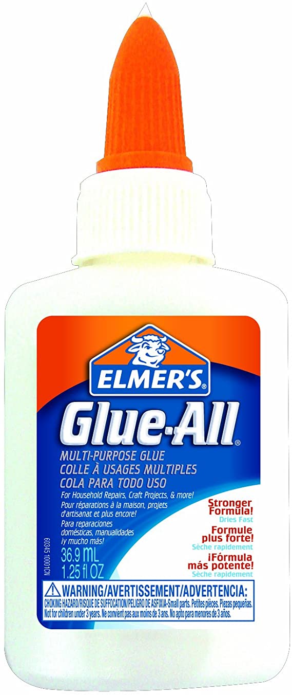 Elmer's 60345q Glue-All Multi-Purpose Glue, 36.9 Ml (1.25 Oz.) Bottle