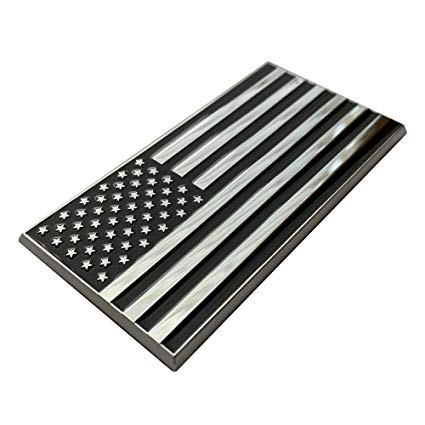 Patriot Accessories American Flag Metal Decal Auto Emblem