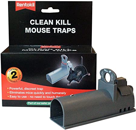 Rentokil FC100 Clean Kill Mouse Traps