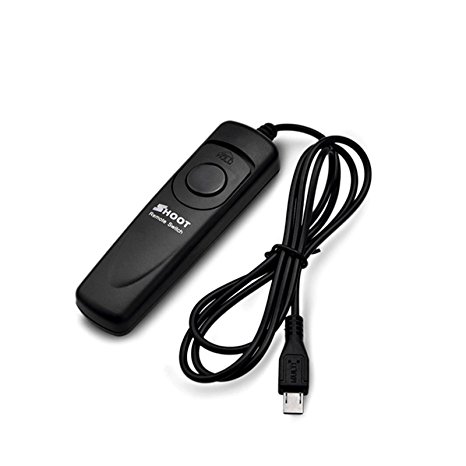 SHOOT Wired Remote Shutter Release Rm-vpr1 for Sony Alpha A7 A7R A7II A3000 A5000 A6000 SLT-A58 NEX-3NL DSC-HX300 DSC-RX100M3 DSC-RX100M20 DSC-RX100II DSC-RX100III Cameras