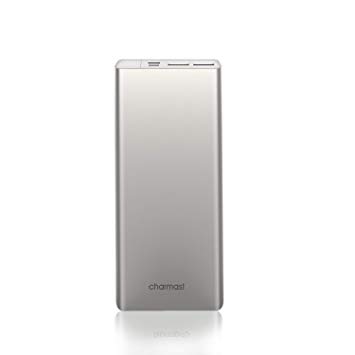 Charmast 10400mAh Portable Charger USB C Power Bank with Qualcomm Quick Charge 3.0 Tech, 18W Power Delivery Battery Pack for Nintendo Switch, iPhone X/8, Google Pixel 2, Samsung Galaxy and More (Silver)