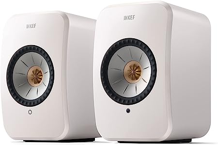 KEF LSX II Wireless HiFi Speaker System (Mineral White)