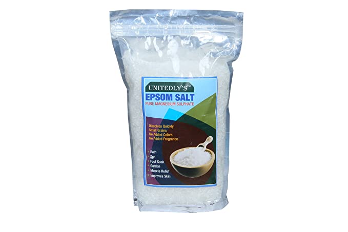 Unitedly's ® Epsom Salt (Magnesium Sulphate) For Plant Growth & Plant Nutrient | Muscle Releif, Relives Aches & Pain, 400g