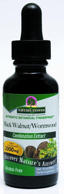 Natures Answer Black Walnut and Wormwood Complex 30ml Alcohol Free