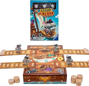 Stomp The Plank - Suspenseful Pirate Brain Game | Engaging Activity for Kids & Adults | Ideal Gift Option | Family Fun Guaranteed