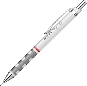 rOtring Tikky Mechanical Pencil HB 0.70mm - White Barrel x 1 single pencil