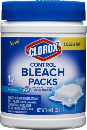 Clorox Control Regular Bleach Packs, 12 Count