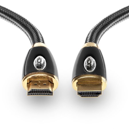 Yousave Accessories 10m HDMI Cable - 4K Ultra HD Ready [High Speed Gold Plated Connectors] 3D Compatible