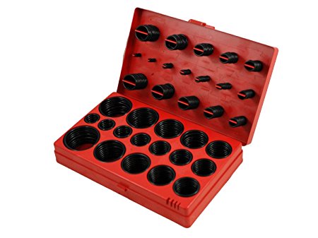 ABN 8042 O-Ring Assortment 419-Piece Kit, Universal Metric Size, Oil Proof