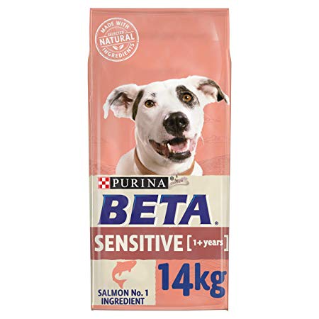 BETA Sensitive Adult Dry Dog Food Salmon 14kg