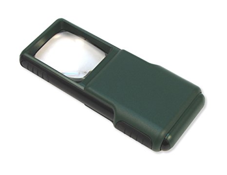 Carson MiniBrite 5x LED Lighted Slide-Out Aspheric Magnifier with Protective Sleeve (OD-95)