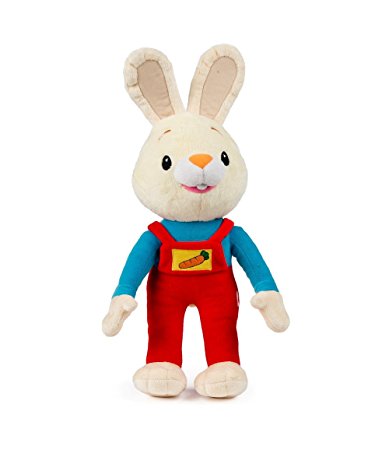 BUNNY OF THE YEAR  Baby First TV: Harry the Bunny Soft Plush Toy - Stuffed Animals for the Perfect Baby Shower Gift. Baby First Year Plush Toys. Infant Toddler Baby Toys - BabyFirst