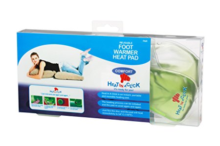 Heat in a Click Instant Re-Useable Heat Pack Foot Pad (Various Colours)
