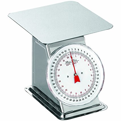 Weston Flat Top Dial Scale, 44-Pound (24-0302)