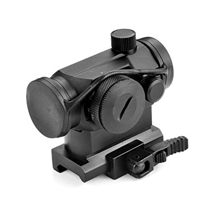 Vokul® Tactical Mini Micro Reflex Red Dot Scope Sight with QD Quick Riser Mount