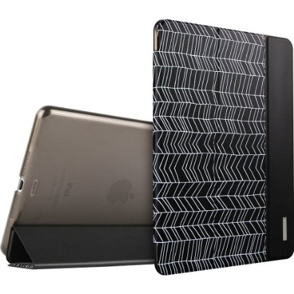 iPad Mini Case iPad Mini Case Black ESR Slim Fit Leather Case with Tri-fold Stand and Auto Sleep  Wake Feature for iPad Mini 1  iPad Mini 2  iPad Mini 3 Black Arrows