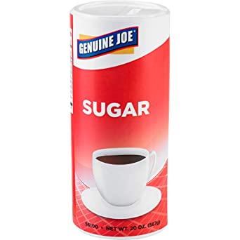 Genuine Joe 20 oz. Sugar Canister , Pack of 3