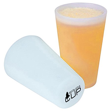 Unbreakable Silicone Pint Glass (12oz) The Perfect Outdoors Cup For Everyday Drinking. No More Broken Glass | Fantastic for Kids & Adults, Plus FREE Carry Bag for Anyone on the Go