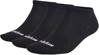 adidas Thin Linear Low-cut Socks 3 Pairs Chausettes invisibles Mixte