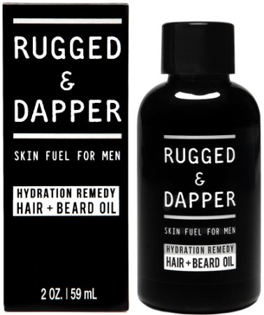 NEW Hydration Remedy Hair  Beard Oil For Men - 2 OZ Double The Size and Value - Repairs Tames and Conditions Hair Scalp Beard Mustache and Skin - Blend of 16 All Natural and Certified Organic Oils