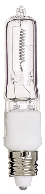 Satco S3107 120V 100-Watt T4 E11 Base Light Bulb, Clear