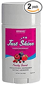 GrowingBasics Deodorant for Kids, Sparkle
