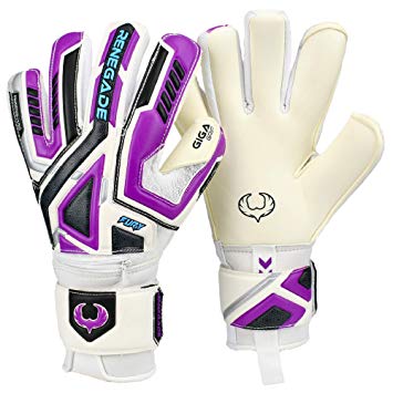 Renegade GK Fury Goalie Gloves (Sizes 7-11, 5 Cuts, Lvl 4) Pro-Tek Fingersaves -High Performance Pro Level Goalkeeper Glove, Amazing Value -German Giga Grip Palms - 30 Day Guarantee
