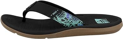 REEF Santa Ana Women's Flip Flop, Arch Support, Water Friendly, Non Marking Outsole