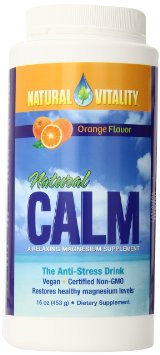 Natural Vitality Natural Calm, Orange, 16 Ounce