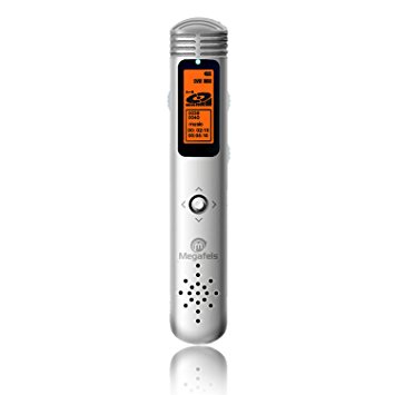 Megafeis Professional Mini Digital Voice Audio Recorder Line In Phone Recording(F18 8G)