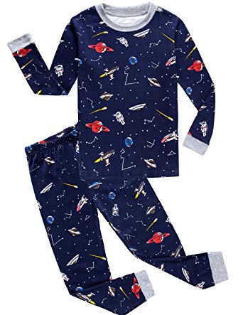 Dolphin&Fish Boys and Girls Christmas Pajamas Toddler Kids Pjs Sleepwear Sets