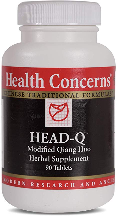 Health Concerns - Head-Q - Modified Jiu Wei Qiang Huo Tang Chinese Herbal Supplement - Headache Relief - with Magnolia Bark - 90 Tablets per Bottle