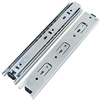 URBEST Ball Bearing Drawer Slides Full Extension 9 Inch Telescopic Slider for Cabinet, 1Pair