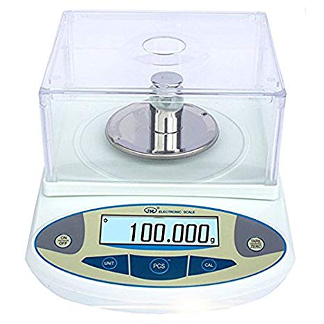 BAOSHISHAN 300g/1mg Lab Scale Precision 0.001g Analytical Electronic Balance Lab Precision Weighing Balance Scales Jewelry Scales Calibrated (300g/1mg)