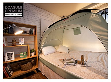 DDASUMI Warm Tent for Single Bed 2015 (Mint) - Indoor Tent