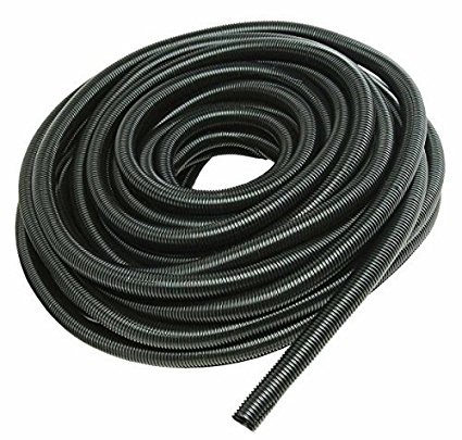 100 FT 1/4" INCH Split Loom Tubing Wire Conduit Hose Cover Auto Home Marine BlackMarine Black