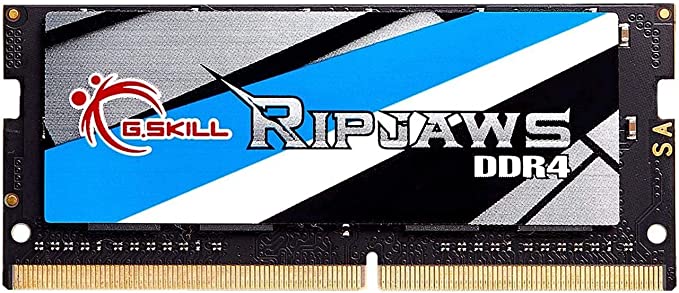 G.Skill RipJaws SO-DIMM Series 8GB (1 x 8GB) 260-Pin DDR4 3200 (PC4-25600) CL22-22-22-52 1.20V SO-DIMM Memory Model F4-3200C22S-8GRS