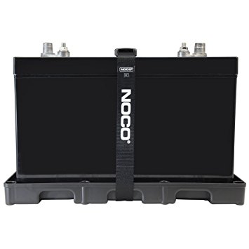 NOCO BT31S Black Group 24-31 HD Battery Tray for Automotive, Marine and RV Batteries