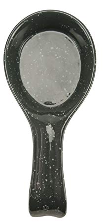 Boston Warehouse Speckleware Spoon Rest, Charcoal