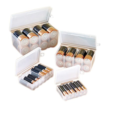 BATTERY STORAGE CASE SET (4PC SET FOR ALL OF YOUR BATTERY STORAGE NEEDS!)