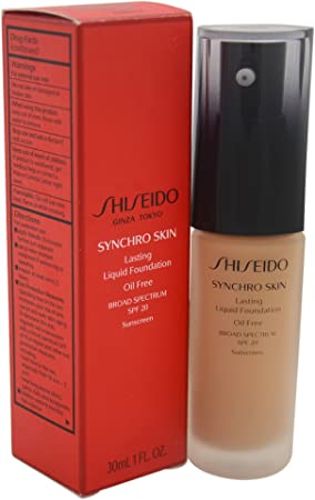 Shiseido Synchro Skin Lasting Liquid Women's SPF 20 Foundation, No. 5 Golden, 1 Ounce (W-C-9951)