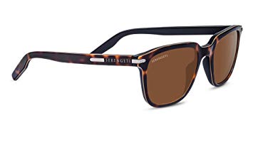 Serengeti 8472 Mattia Polarized Drivers Sunglasses, Shiny Dark Tortoise Frame/Black